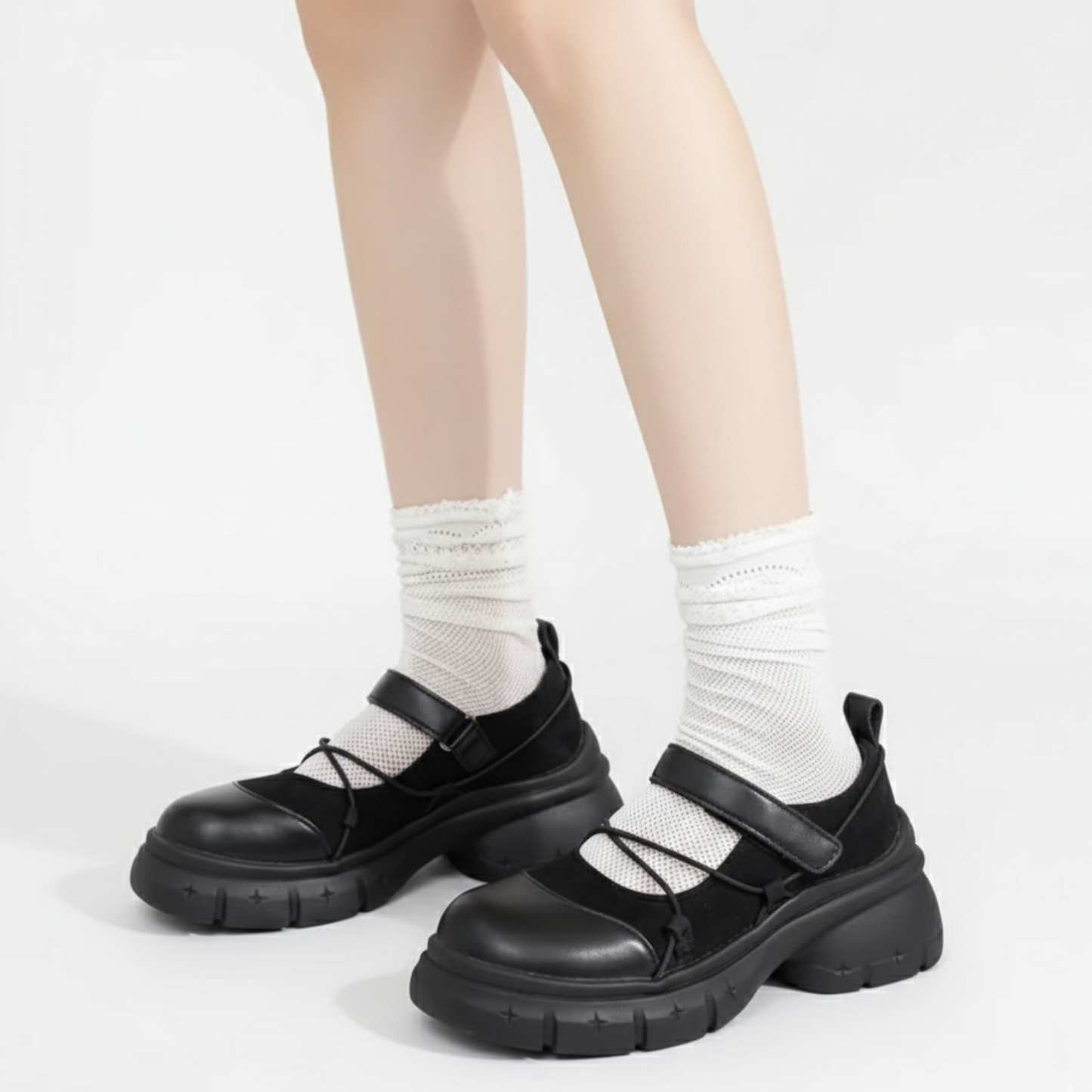 Platform Mary Jane Sneakers