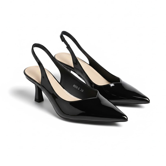 Sleek Slingback Heel