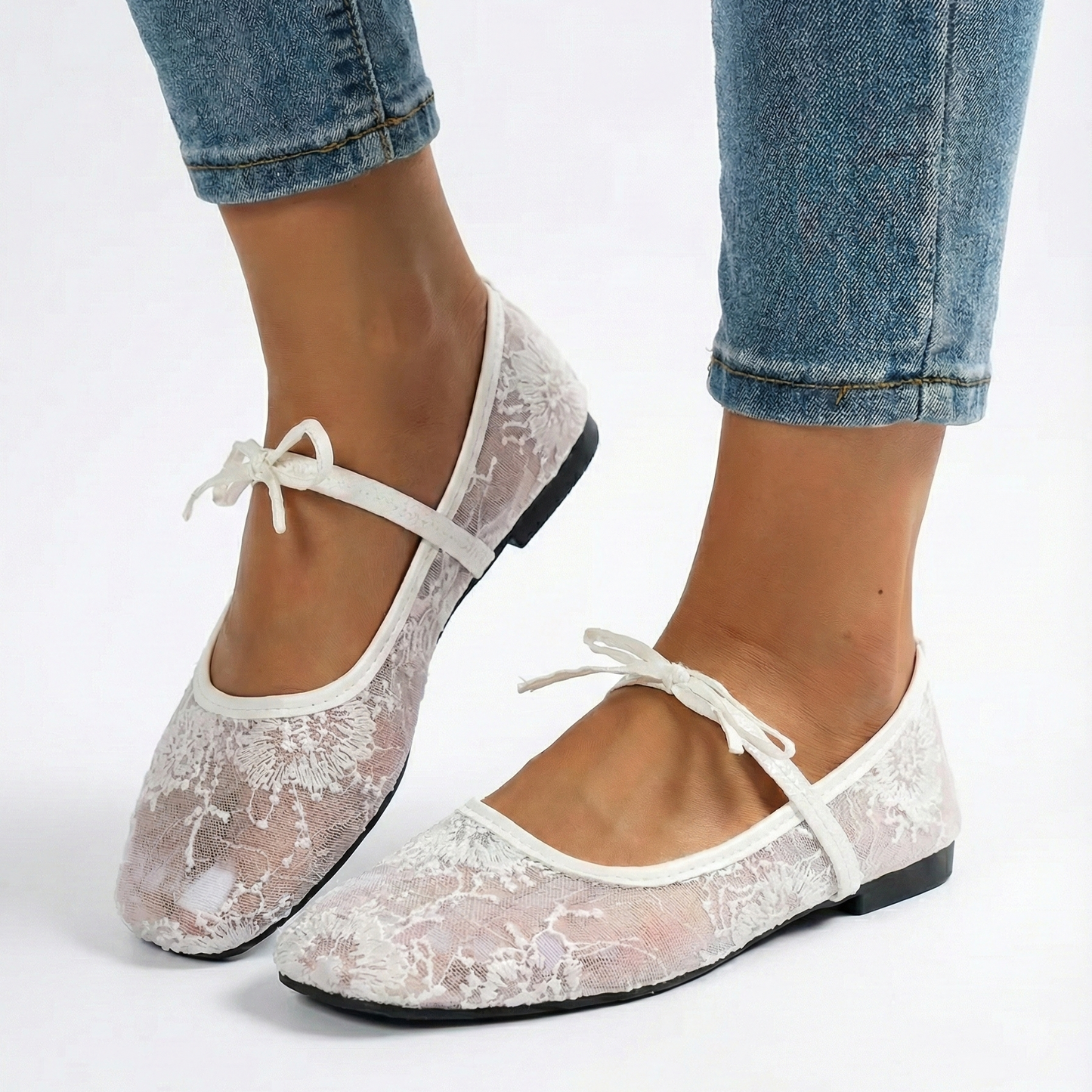 Lace Mary Janes