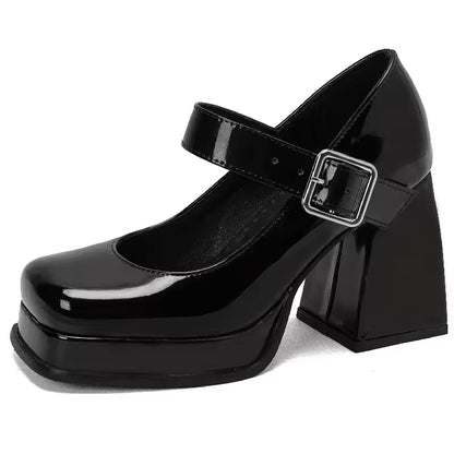 Platform Mary Jane Pumps