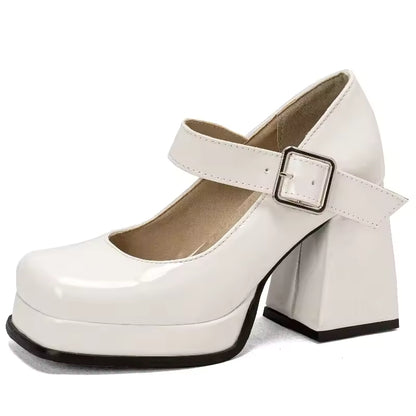 Platform Mary Jane Pumps