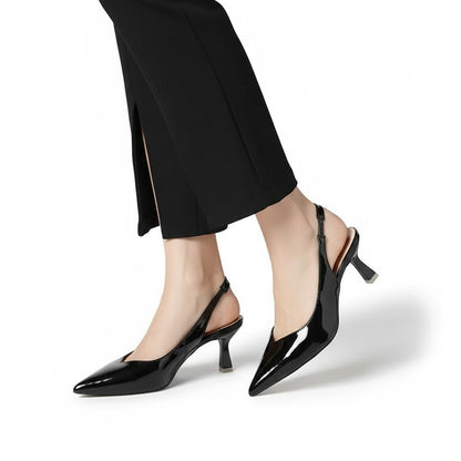 Sleek Slingback Heel